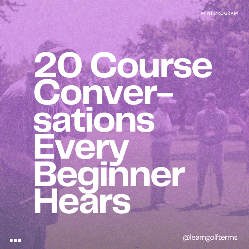 20 Course Conversations Every Beginner Hears